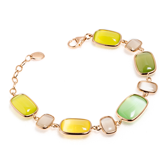 Armband Madì Dame  Oliva in Silber Quarzo idrotermale 38984 - 38984
